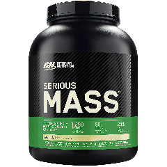 OPTIMUM NUTRITION SERIOUS MASS VANILLA (8 serv) 6 lb