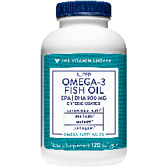 THE VITAMIN SHOPPE SUPER OMEGA 3 FISH OIL 735 EPA 165 DHA 1290 mg (120 soft)