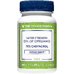 THE VITAMIN SHOPPE SUPER STRENGTH OIL OF OREGANO 45 mg (60 veg cap)