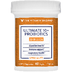 THE VITAMIN SHOPPE ULTIMATE 10+ PROBIOTIC 20 bill (60 veg cap)