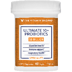 THE VITAMIN SHOPPE ULTIMATE 10+ PROBIOTIC 50 bill (60 veg cap)