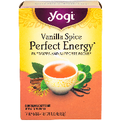 YOGI TEA VANILLA SPICE PERFECT ENERGY 16 EA