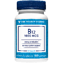 THE VITAMIN SHOPPE VITAMIN B12 1000 mcg (100 sublingual)