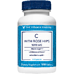 THE VITAMIN SHOPPE VITAMIN C W/ ROSE HIPS 1000 mg (100 tab)