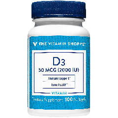 THE VITAMIN SHOPPE VITAMIN D3 2000 UI (100 soft)