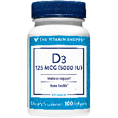 THE VITAMIN SHOPPE VITAMIN D3 5000 UI (100 soft)