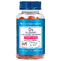 Vitamin D3 Gummies 2000 UI Raspbery (60 gomitas)