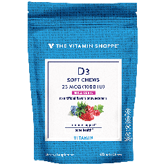 THE VITAMIN SHOPPE VITAMIN D3 MIXED BERRY 1000 UI (60 chews)