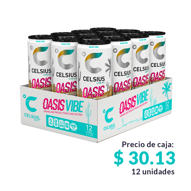 Celsius Sparkling Oasis Vibe (12 fl oz)
