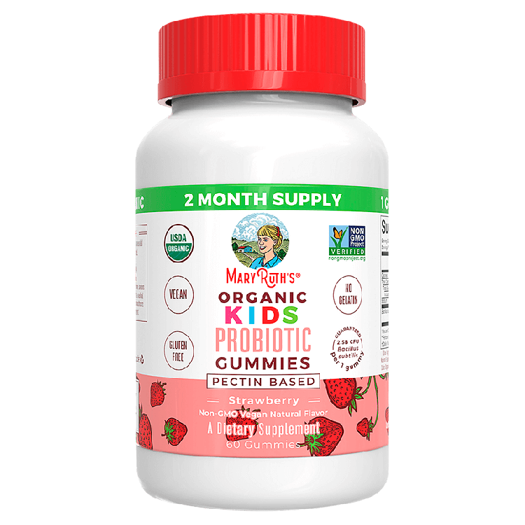 MaryRuth s Organic Kids Probiotic Strawberry (60 gummies)