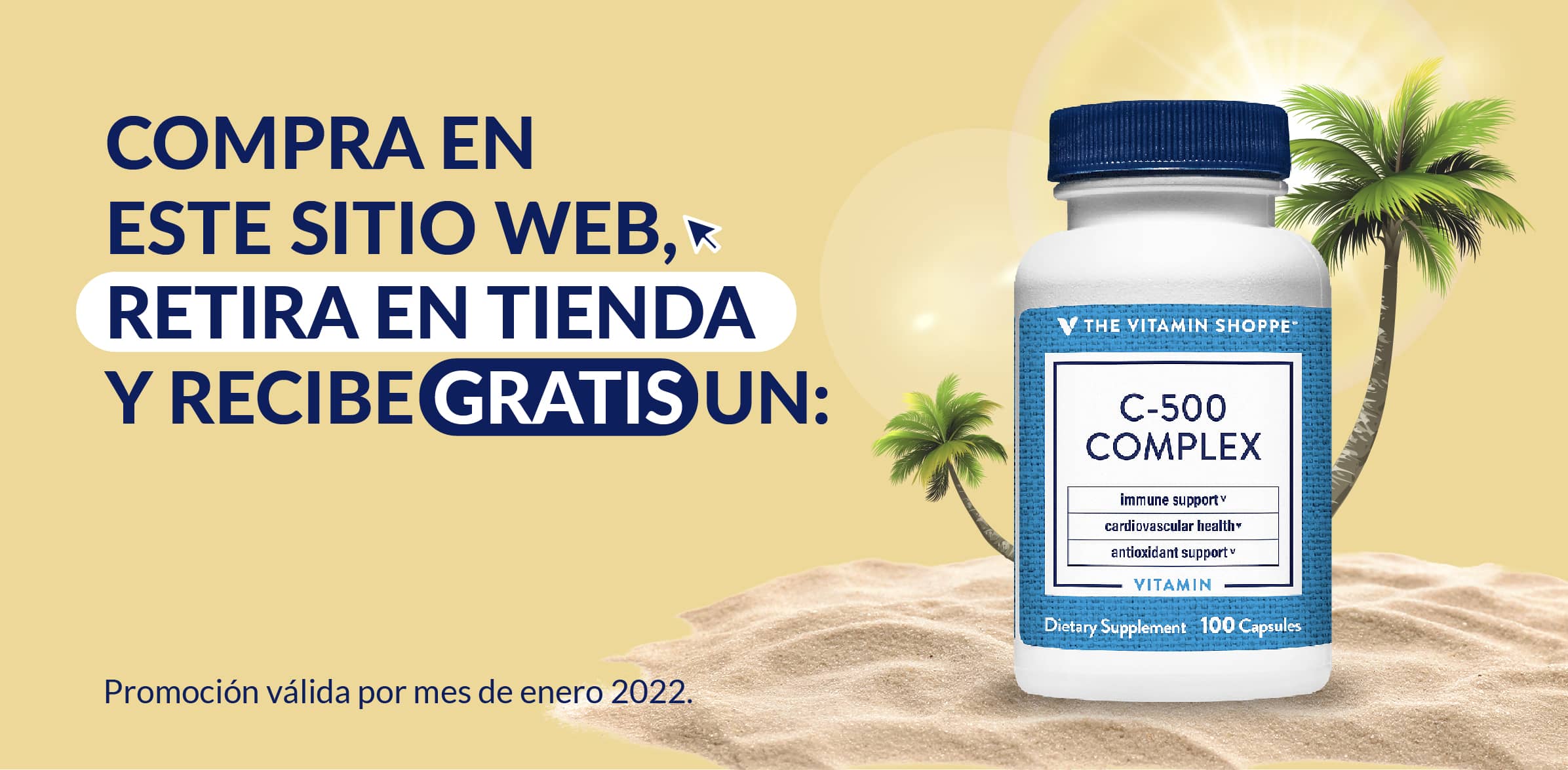 Vitamina C-500 Complex de Vitamin Shoppe Panama
