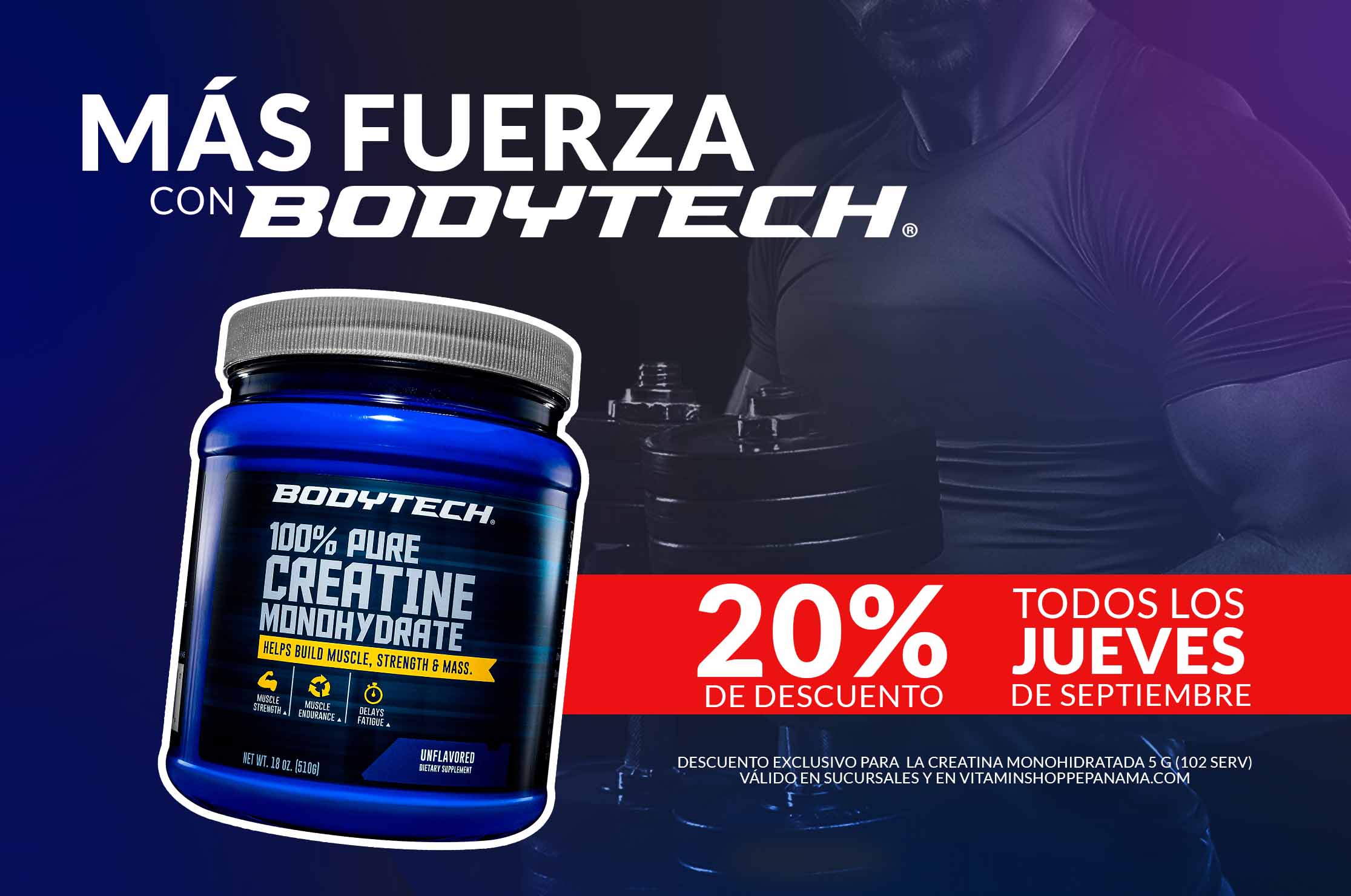 creatina oferta vitamin shoppe panama